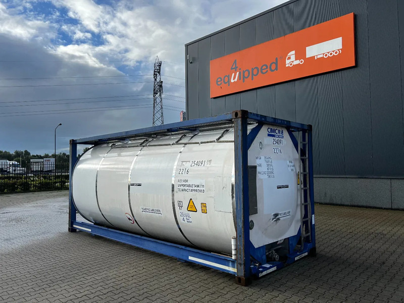 CIMC 20FT ISO, 25.070L/1-COMP/3 BAFFELS/4 manholes, ADR valid until 01/2027 - Storage tank: picture 4 CIMC 20FT ISO, 25.070L/1-COMP/3 BAFFELS/4 manholes, ADR valid until 01/2027 - Storage tank: picture 4