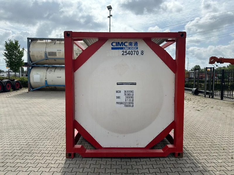 CIMC 20FT ISO, 25.080L/1-COMP/3 BAFFELS/4 manholes, ADR valid until 08/2027 - Storage tank: picture 5 CIMC 20FT ISO, 25.080L/1-COMP/3 BAFFELS/4 manholes, ADR valid until 08/2027 - Storage tank: picture 5