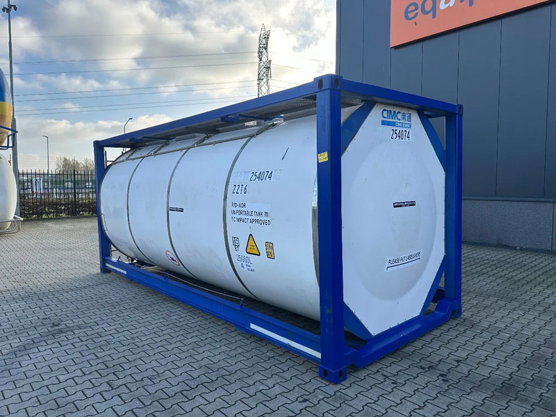 CIMC 20FT ISO, 25.090L / 1-COMP / 3 BAFFELS / T12 / 4 manholes / ADR valid until 02/2027 - Storage tank: picture 4 CIMC 20FT ISO, 25.090L / 1-COMP / 3 BAFFELS / T12 / 4 manholes / ADR valid until 02/2027 - Storage tank: picture 4