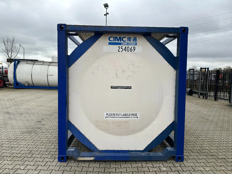CIMC 20FT ISO, 25.090L / 1-COMP / 3 BAFFELS / T12 / 4 manholes / ADR valid until 06/2027 - Storage tank: picture 5 CIMC 20FT ISO, 25.090L / 1-COMP / 3 BAFFELS / T12 / 4 manholes / ADR valid until 06/2027 - Storage tank: picture 5