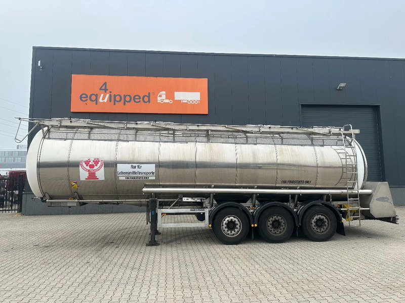 Feldbinder LEVENSMIDDELEN / FOOD / LEBENSMITTEL / 33.500L / 3-COMP / POMP / NL-trailer / APK: 09-2026, 10x beschikbaar - Tank semi-trailer: picture 2 Feldbinder LEVENSMIDDELEN / FOOD / LEBENSMITTEL / 33.500L / 3-COMP / POMP / NL-trailer / APK: 09-2026, 10x beschikbaar - Tank semi-trailer: picture 2