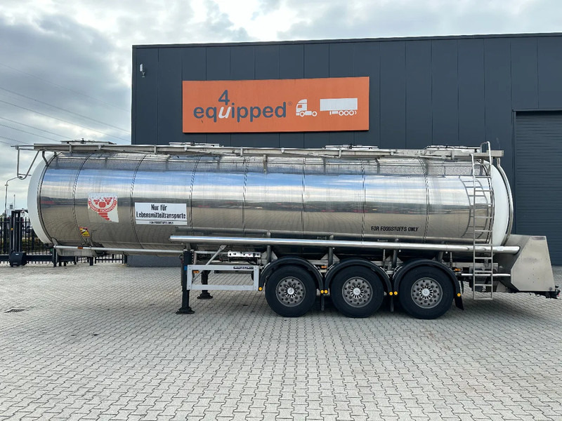 Feldbinder LEVENSMIDDELEN / FOOD / LEBENSMITTEL / 33.500L / 3-COMP / POMP / NL-trailer / APK: 10-2026, 10x beschikbaar - Tank semi-trailer: picture 2 Feldbinder LEVENSMIDDELEN / FOOD / LEBENSMITTEL / 33.500L / 3-COMP / POMP / NL-trailer / APK: 10-2026, 10x beschikbaar - Tank semi-trailer: picture 2