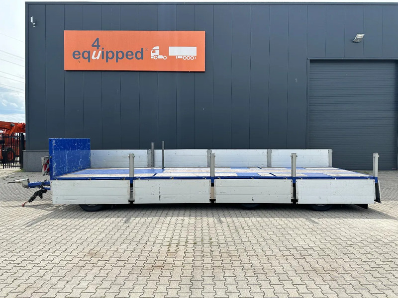 Floor zeer mooie AXD.330 3-assige aanhanger met alu zijborden, rongpotten, liftas, geschoopeerd, NL-aanhanger - Dropside/ Flatbed trailer: picture 4 Floor zeer mooie AXD.330 3-assige aanhanger met alu zijborden, rongpotten, liftas, geschoopeerd, NL-aanhanger - Dropside/ Flatbed trailer: picture 4