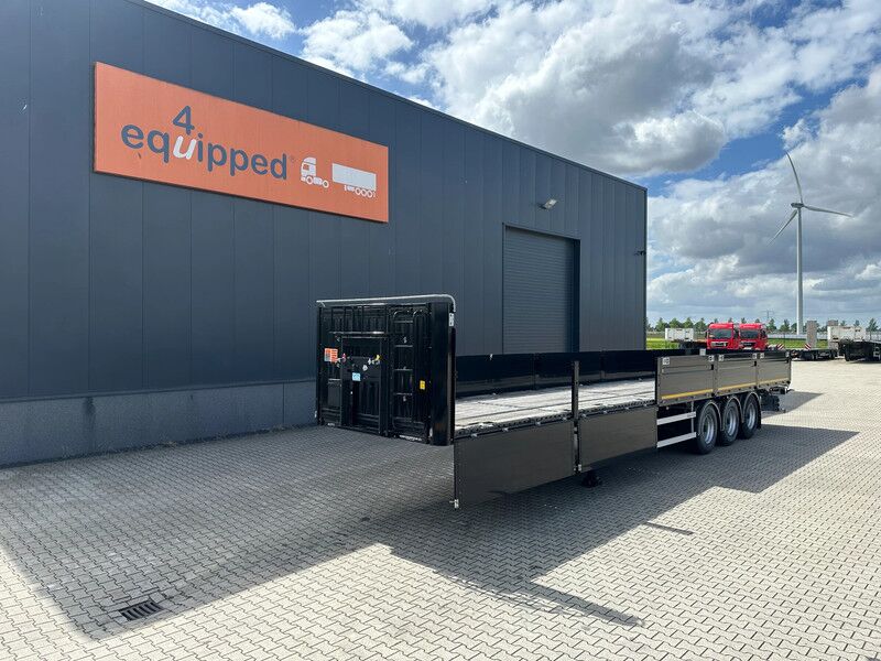 Kässbohrer NEW HEAVY DUTY FLATBED / TWISTLOCK / ALU DROPSIDES / BPW / NL / APK: 04-2027 - Dropside/ Flatbed semi-trailer: picture 1 Kässbohrer NEW HEAVY DUTY FLATBED / TWISTLOCK / ALU DROPSIDES / BPW / NL / APK: 04-2027 - Dropside/ Flatbed semi-trailer: picture 1