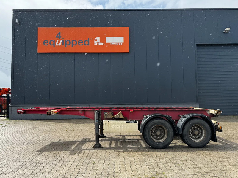 Krone 2-axle 20FT chassis, BPW + drumbrakes, airsuspension, empty weight: 3.180kg, 2x available - Container transporter/ Swap body semi-trailer: picture 2 Krone 2-axle 20FT chassis, BPW + drumbrakes, airsuspension, empty weight: 3.180kg, 2x available - Container transporter/ Swap body semi-trailer: picture 2
