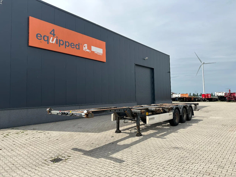 Krone 40FT HC, BPW + drumbrakes, extendable at the rear, NL-chassis - Container transporter/ Swap body semi-trailer: picture 1 Krone 40FT HC, BPW + drumbrakes, extendable at the rear, NL-chassis - Container transporter/ Swap body semi-trailer: picture 1