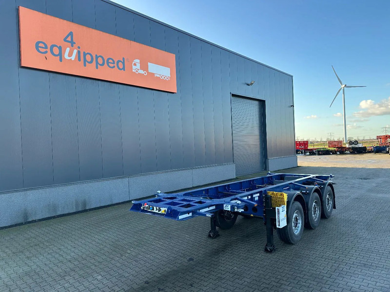 Krone NEW / DIRECT AVAILABLE 20FT ADR-CHASSIS, EMPTY WEIGHT: 3.470kg, DISCBRAKES, LIFTAXLE, 2x available - Container transporter/ Swap body semi-trailer: picture 1 Krone NEW / DIRECT AVAILABLE 20FT ADR-CHASSIS, EMPTY WEIGHT: 3.470kg, DISCBRAKES, LIFTAXLE, 2x available - Container transporter/ Swap body semi-trailer: picture 1