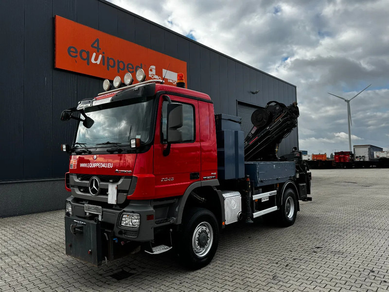 Mercedes-Benz Actros 2046 4x4 / FULL SPRING / HIAB 288 EP 5 HIPRO Crane / EURO-5 - Crane truck: picture 3 Mercedes-Benz Actros 2046 4x4 / FULL SPRING / HIAB 288 EP 5 HIPRO Crane / EURO-5 - Crane truck: picture 3