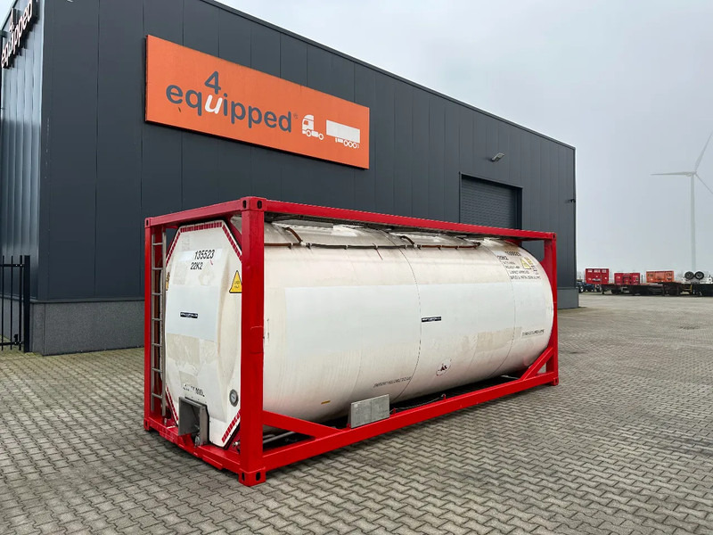 SINGAMAS 20FT ISO, 26.000L/1-COMP/3 BAFFELS/3 manholes, 5Y inspection: 06/2027 - Storage tank: picture 1 SINGAMAS 20FT ISO, 26.000L/1-COMP/3 BAFFELS/3 manholes, 5Y inspection: 06/2027 - Storage tank: picture 1