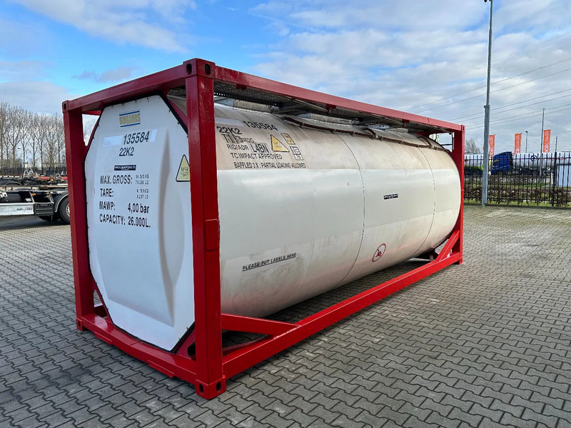 SINGAMAS 20FT ISO, 26.000L/1-COMP/3 BAFFELS/3 manholes, ADR inspectio valid till: 07/2025 - Storage tank: picture 4 SINGAMAS 20FT ISO, 26.000L/1-COMP/3 BAFFELS/3 manholes, ADR inspectio valid till: 07/2025 - Storage tank: picture 4