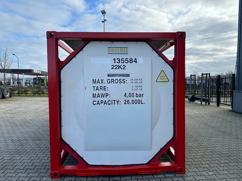 SINGAMAS 20FT ISO, 26.000L/1-COMP/3 BAFFELS/3 manholes, ADR inspectio valid till: 07/2025 - Storage tank: picture 5 SINGAMAS 20FT ISO, 26.000L/1-COMP/3 BAFFELS/3 manholes, ADR inspectio valid till: 07/2025 - Storage tank: picture 5