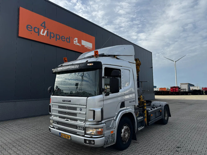 Scania P114-340 + HIAB 19-5 crane + remote / Euro-3 / 3 pedals / NL-truck / APK: 012-2025 - Crane truck: picture 4 Scania P114-340 + HIAB 19-5 crane + remote / Euro-3 / 3 pedals / NL-truck / APK: 012-2025 - Crane truck: picture 4