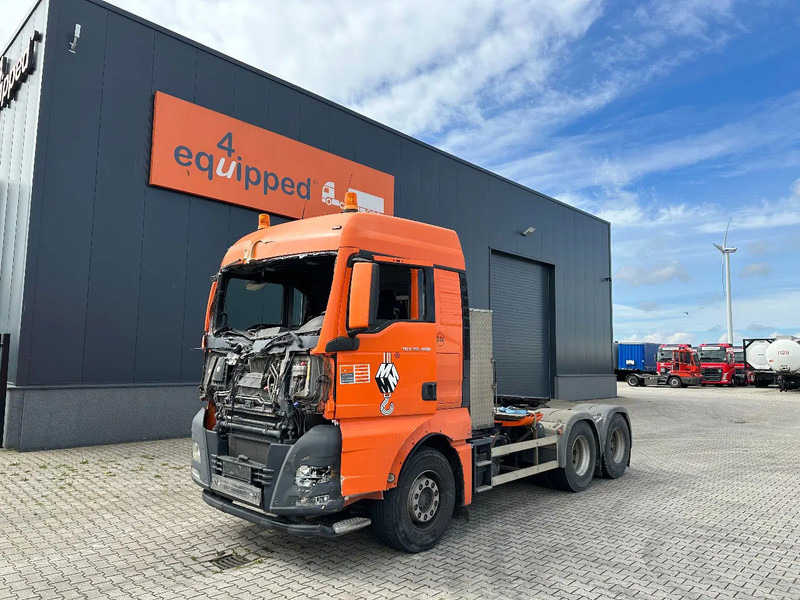 MAN TGX 26.480 6x4, MANUAL GEARBOX, ONLY CABIN DAMAGE, 231.000KM - Tractor unit: picture 1 MAN TGX 26.480 6x4, MANUAL GEARBOX, ONLY CABIN DAMAGE, 231.000KM - Tractor unit: picture 1