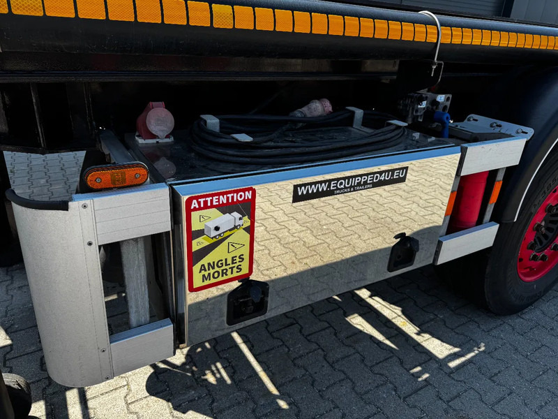 Container transporter/ Swap body semi-trailer Van Hool 20FT, 66°/380V Tipping-chassis, ADR (EX/II, EX/III, FL, OX, AT), SAF, 2 liftaxles: picture 9