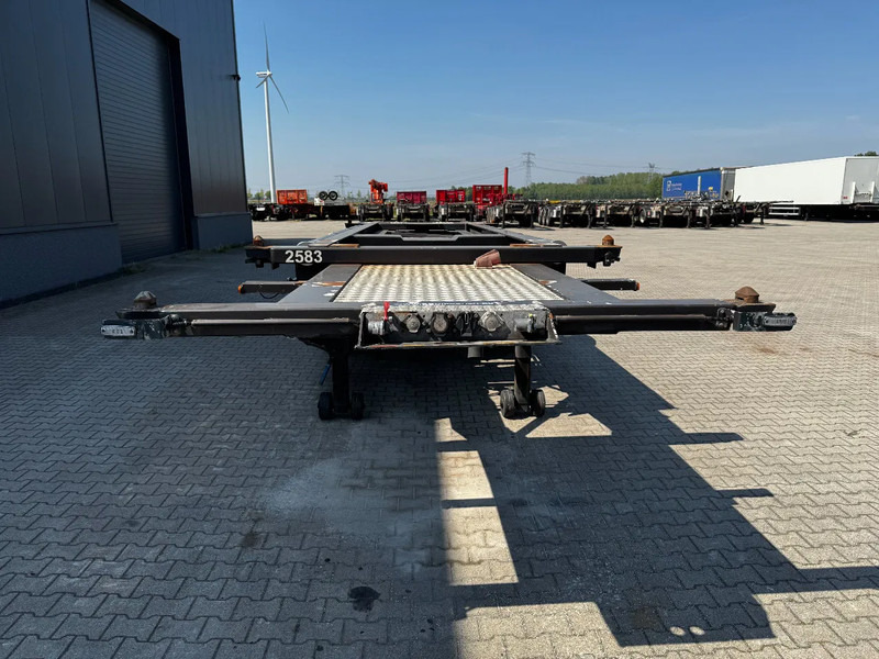 Container transporter/ Swap body semi-trailer Van Hool 20FT, 66°/380V Tipping-chassis, ADR (EX/II, EX/III, FL, OX, AT), SAF, 2 liftaxles: picture 6