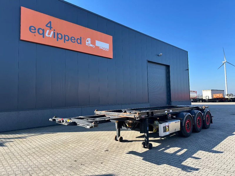 Van Hool 20FT Tipping-chassis, ADR (EX/II, EX/III, FL, AT), SAF, 2 liftaxles - Container transporter/ Swap body semi-trailer: picture 2 Van Hool 20FT Tipping-chassis, ADR (EX/II, EX/III, FL, AT), SAF, 2 liftaxles - Container transporter/ Swap body semi-trailer: picture 2
