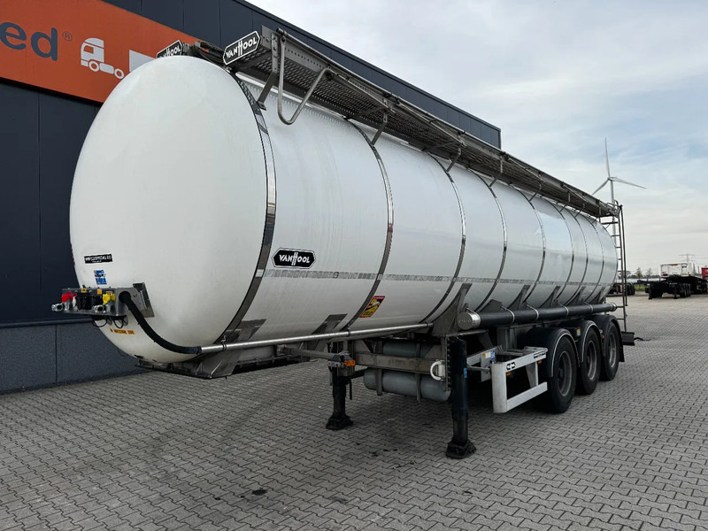 Van Hool LEBENSMITTEL / RVS Rahmen / Leergewicht: 5.860kg / 29.500L / 1-Kammer+ 1 Schwallwand / Scheibebremse / NL / APK 02-2026 - Tank semi-trailer: picture 1 Van Hool LEBENSMITTEL / RVS Rahmen / Leergewicht: 5.860kg / 29.500L / 1-Kammer+ 1 Schwallwand / Scheibebremse / NL / APK 02-2026 - Tank semi-trailer: picture 1