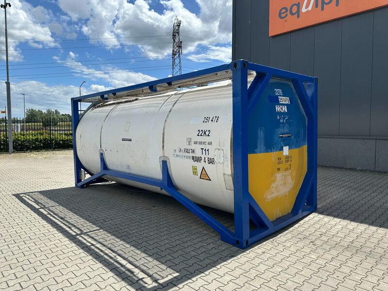Welfit Oddy 20FT ISO / 24.900L / 1-COMP / T11 / 22K2 / ADR valid until 03/2027 - Tank container: picture 3 Welfit Oddy 20FT ISO / 24.900L / 1-COMP / T11 / 22K2 / ADR valid until 03/2027 - Tank container: picture 3