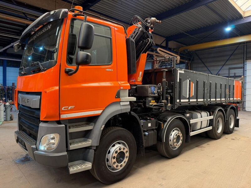 DAF CF 480 8x4 PRITSCHE + KRAN HMF 1820K (3x) ROTATOR - 177.000km - 5m80 TIPPER - GOOD TIRES - RADIO - HUB REDUCTION / AP ACHSEN - BE TRUCK - Dropside/ Flatbed truck, Crane truck: picture 1 DAF CF 480 8x4 PRITSCHE + KRAN HMF 1820K (3x) ROTATOR - 177.000km - 5m80 TIPPER - GOOD TIRES - RADIO - HUB REDUCTION / AP ACHSEN - BE TRUCK - Dropside/ Flatbed truck, Crane truck: picture 1