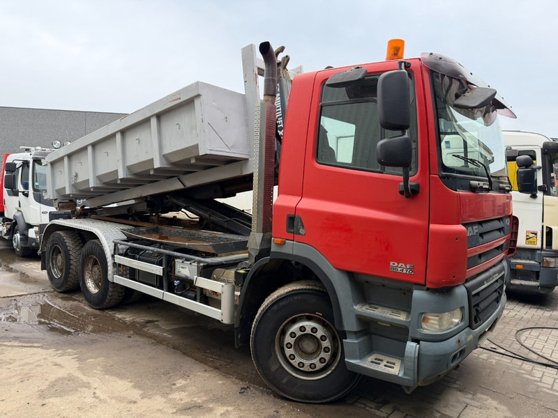 DAF CF 85.410 6x4 HOOKLIFT HIAB MULTILIFT - MANUAL ZF - EURO 4 - STEEL SPRING / BLATT / LAMES - BIG AXLES / HUB REDUCTION - BE TRUCK - Hook lift truck: picture 1 DAF CF 85.410 6x4 HOOKLIFT HIAB MULTILIFT - MANUAL ZF - EURO 4 - STEEL SPRING / BLATT / LAMES - BIG AXLES / HUB REDUCTION - BE TRUCK - Hook lift truck: picture 1