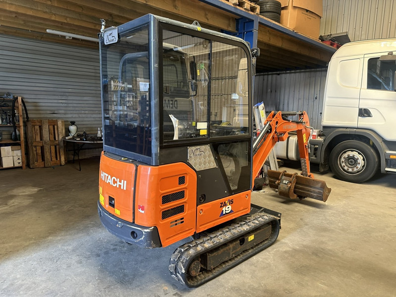 Hitachi ZAXIS ZX19-6 CR 1.9T - 1349H - CABINE - ADJUSTABLE TRACKS - EXTRA HYDR - QUICK HITCH - BE MACHINE - Mini excavator: picture 2 Hitachi ZAXIS ZX19-6 CR 1.9T - 1349H - CABINE - ADJUSTABLE TRACKS - EXTRA HYDR - QUICK HITCH - BE MACHINE - Mini excavator: picture 2