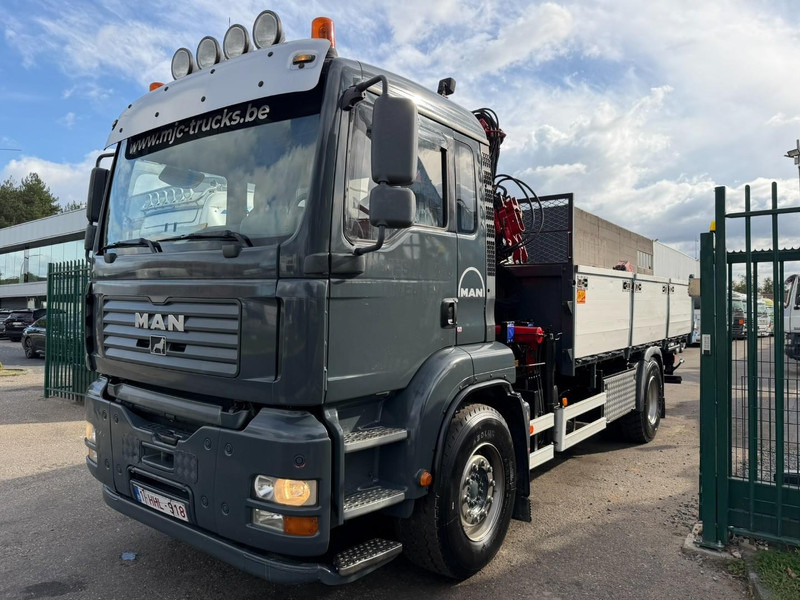 MAN TGA 18.350 4x2 TIPPER + CRANE HMF 1110 K2 + ROTATOR - STEEL SPRING / BLATT / BALLESTAS / LAMES - BE TRUCK - Tipper, Crane truck: picture 4 MAN TGA 18.350 4x2 TIPPER + CRANE HMF 1110 K2 + ROTATOR - STEEL SPRING / BLATT / BALLESTAS / LAMES - BE TRUCK - Tipper, Crane truck: picture 4