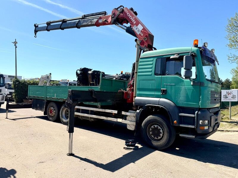 MAN TGA 26.480 6x2 + 52Tm CRANE HMF ODIN K4 (+1 ME) - RADIO - RETARDER - PLATFORM 6m30 - LIFT + STEERING AXLE - MANUAL ZF - BE TRUCK - Crane truck: picture 1 MAN TGA 26.480 6x2 + 52Tm CRANE HMF ODIN K4 (+1 ME) - RADIO - RETARDER - PLATFORM 6m30 - LIFT + STEERING AXLE - MANUAL ZF - BE TRUCK - Crane truck: picture 1