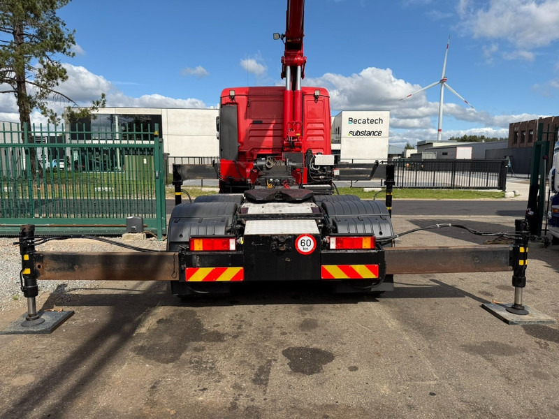 Crane truck MAN TGA 33.530 6x4 - 90T + CRANE HMF 3720 K6 (17.3m) - RETARDER - MANUAL ZF - EURO 3 - 590.000km - ALCOA -  BIG AXLES HUB REDUCTION - BE TRUCK - TOP CONDITION: picture 18