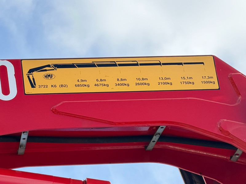 Crane truck MAN TGA 33.530 6x4 - 90T + CRANE HMF 3720 K6 (17.3m) - RETARDER - MANUAL ZF - EURO 3 - 590.000km - ALCOA -  BIG AXLES HUB REDUCTION - BE TRUCK - TOP CONDITION: picture 8