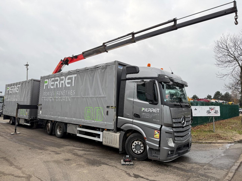 Mercedes-Benz ACTROS 2645 6x2 105m³ JUMBO + KRAN PALFINGER PK19001 (4x) - RETARDER - RADIO - *FULL AIR* - FRIGO - EURO 6 - SAF AS - BELGIAN TRUCK - Box truck, Crane truck: picture 1 Mercedes-Benz ACTROS 2645 6x2 105m³ JUMBO + KRAN PALFINGER PK19001 (4x) - RETARDER - RADIO - *FULL AIR* - FRIGO - EURO 6 - SAF AS - BELGIAN TRUCK - Box truck, Crane truck: picture 1
