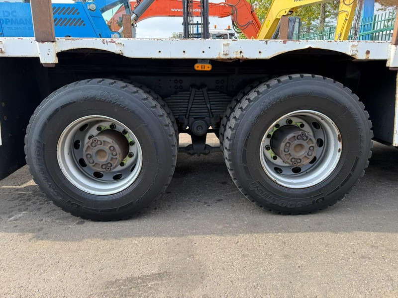 Dropside/ Flatbed truck, Crane truck Scania 114C-380 8x4 PRITSCHE + KRAN HIAB 700 E-5 - PLATFORM 6m80 + TWISTLOCKS - MANUAL - RETARDER - STEEL SPRING / BIG AXLE HUB REDUCTION  - AP ACHSEN: picture 19