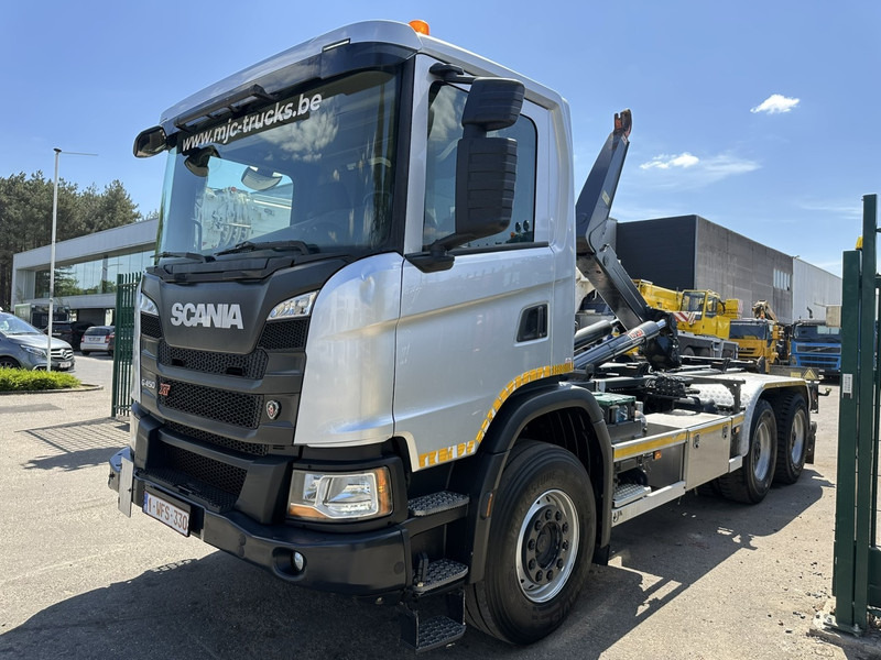 Scania G450 XT 6X4 AJK HAAKSYSTEEM 20T - 5760mm - WB 3m90 - HUB REDUCTION / STEEL SUSPENSION - EURO 6 - BE TRUCK - Hook lift truck: picture 3 Scania G450 XT 6X4 AJK HAAKSYSTEEM 20T - 5760mm - WB 3m90 - HUB REDUCTION / STEEL SUSPENSION - EURO 6 - BE TRUCK - Hook lift truck: picture 3