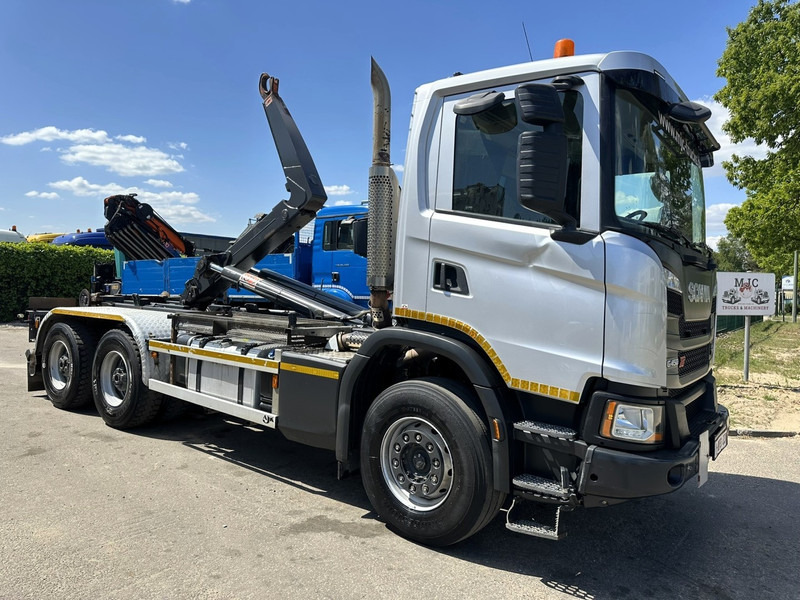 Scania G450 XT 6X4 AJK HAAKSYSTEEM 20T - 5760mm - WB 3m90 - HUB REDUCTION / STEEL SUSPENSION - EURO 6 - BE TRUCK - Hook lift truck: picture 1 Scania G450 XT 6X4 AJK HAAKSYSTEEM 20T - 5760mm - WB 3m90 - HUB REDUCTION / STEEL SUSPENSION - EURO 6 - BE TRUCK - Hook lift truck: picture 1