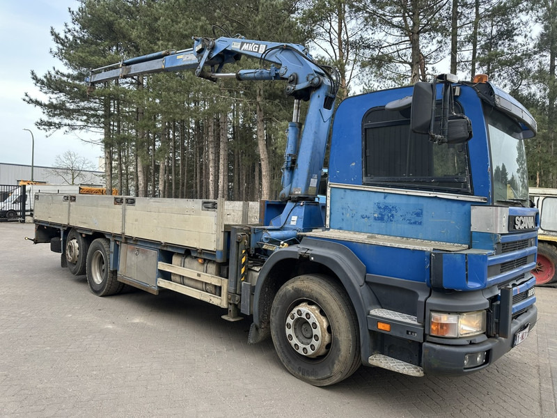 Scania P 94-220 6x2 + CRANE / GRUA MKG HLK 125 - STEEL CARRIER - MANUAL 4+4 - LIFT + STEERING AXLE - BE TRUCK - Crane truck: picture 3 Scania P 94-220 6x2 + CRANE / GRUA MKG HLK 125 - STEEL CARRIER - MANUAL 4+4 - LIFT + STEERING AXLE - BE TRUCK - Crane truck: picture 3