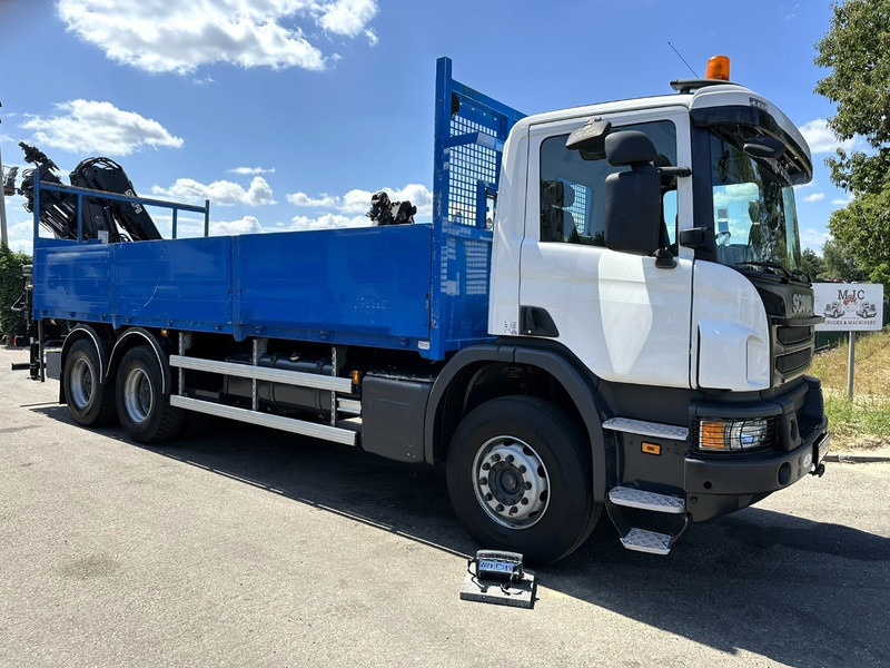 Scania P410 6x4 + CRANE HIAB 166 ES-4 - RETARDER - ROTATOR - PLATFORM 6m80 - BIG AXLES HUB REDUCTION - STEEL SPRING - Crane truck: picture 3 Scania P410 6x4 + CRANE HIAB 166 ES-4 - RETARDER - ROTATOR - PLATFORM 6m80 - BIG AXLES HUB REDUCTION - STEEL SPRING - Crane truck: picture 3