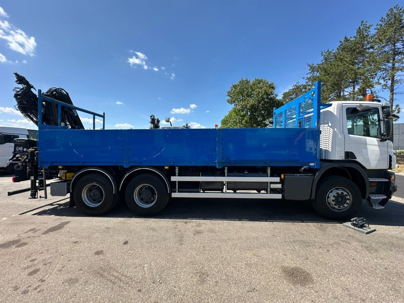 Scania P410 6x4 + CRANE HIAB 166 ES-4 - RETARDER - ROTATOR - PLATFORM 6m80 - BIG AXLES HUB REDUCTION - STEEL SPRING - Crane truck: picture 5 Scania P410 6x4 + CRANE HIAB 166 ES-4 - RETARDER - ROTATOR - PLATFORM 6m80 - BIG AXLES HUB REDUCTION - STEEL SPRING - Crane truck: picture 5