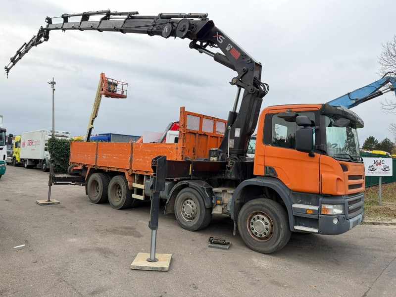 Scania P420 8X4 + (25m) CRANE HIAB 422 E-5 HIPRO + JIB 100X-4 - RETARDER - *284.000km* - MANUAL - STEEL SPRING - EURO 3 - BE TRUCK - Crane truck: picture 1 Scania P420 8X4 + (25m) CRANE HIAB 422 E-5 HIPRO + JIB 100X-4 - RETARDER - *284.000km* - MANUAL - STEEL SPRING - EURO 3 - BE TRUCK - Crane truck: picture 1