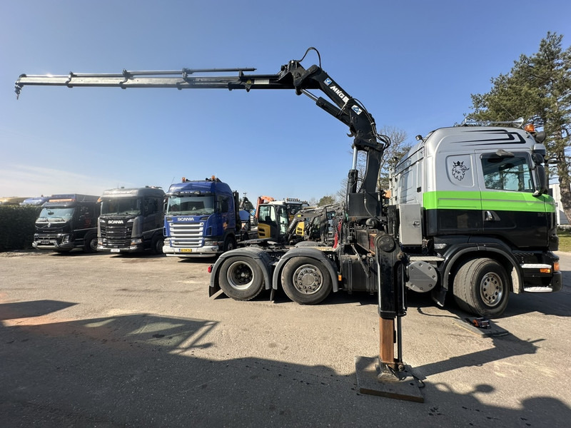 Crane truck Scania R500 V8 6x2 + KRAN MKG HLK 231 HP (23tm) - 4x HYDR - RADIO - RETARDER - MANUAL - LIFT + STEERING AXLE: picture 9