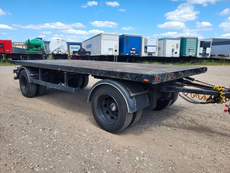 Trailor 2-AS PLATTE AANHANGER - SMB - AIR SUSPENSION - DOUBLE WHEELS - Dropside/ Flatbed trailer: picture 1 Trailor 2-AS PLATTE AANHANGER - SMB - AIR SUSPENSION - DOUBLE WHEELS - Dropside/ Flatbed trailer: picture 1