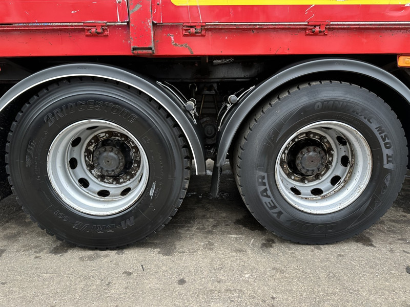 Dropside/ Flatbed truck, Crane truck Volvo FH 400 8X4 + HIAB 130 R - STEEL SPRING / BLATT / BALLIESTAS - I SHIFT - BELGIAN TRUCK: picture 7