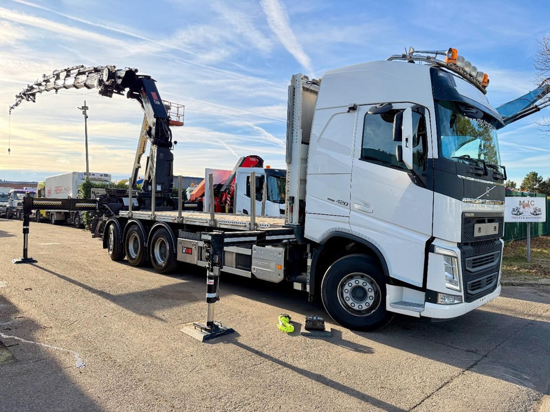 Volvo FH 420 8x4 TRIDEM PRITSCHE + (31m!) KRAN HIAB 858 E-7 + JIB X-5 + WINCH - 114.000km - BE TRUCK - Dropside/ Flatbed truck, Crane truck: picture 1 Volvo FH 420 8x4 TRIDEM PRITSCHE + (31m!) KRAN HIAB 858 E-7 + JIB X-5 + WINCH - 114.000km - BE TRUCK - Dropside/ Flatbed truck, Crane truck: picture 1