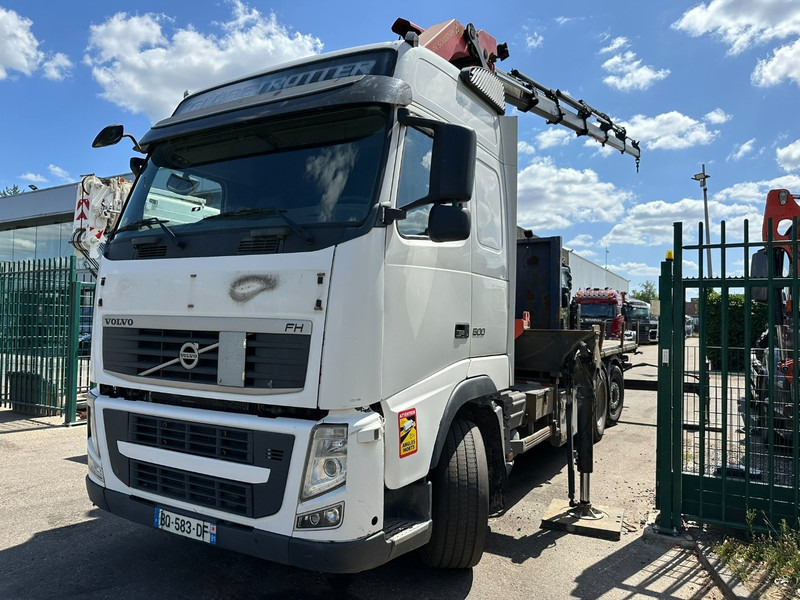 Volvo FH 500 6X2 PRITSCHE + KRAN PALFINGER PK50002 E 5x - RETARDER - PLATFORM 6m20 - TWISTLOCKS 20' - 561.000km - EURO 5 - Dropside/ Flatbed truck, Crane truck: picture 3 Volvo FH 500 6X2 PRITSCHE + KRAN PALFINGER PK50002 E 5x - RETARDER - PLATFORM 6m20 - TWISTLOCKS 20' - 561.000km - EURO 5 - Dropside/ Flatbed truck, Crane truck: picture 3