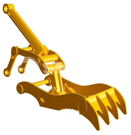 Cat 320D / 320E / 323D / 323E Grab - Attachment for Construction machinery: picture 1 Cat 320D / 320E / 323D / 323E Grab - Attachment for Construction machinery: picture 1