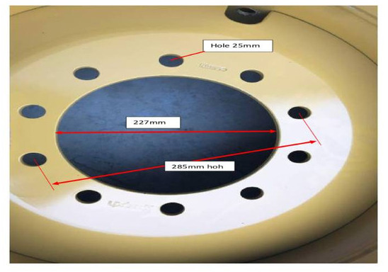 Cat 140H Rims - Wheels and tires for Construction machinery: picture 4 Cat 140H Rims - Wheels and tires for Construction machinery: picture 4
