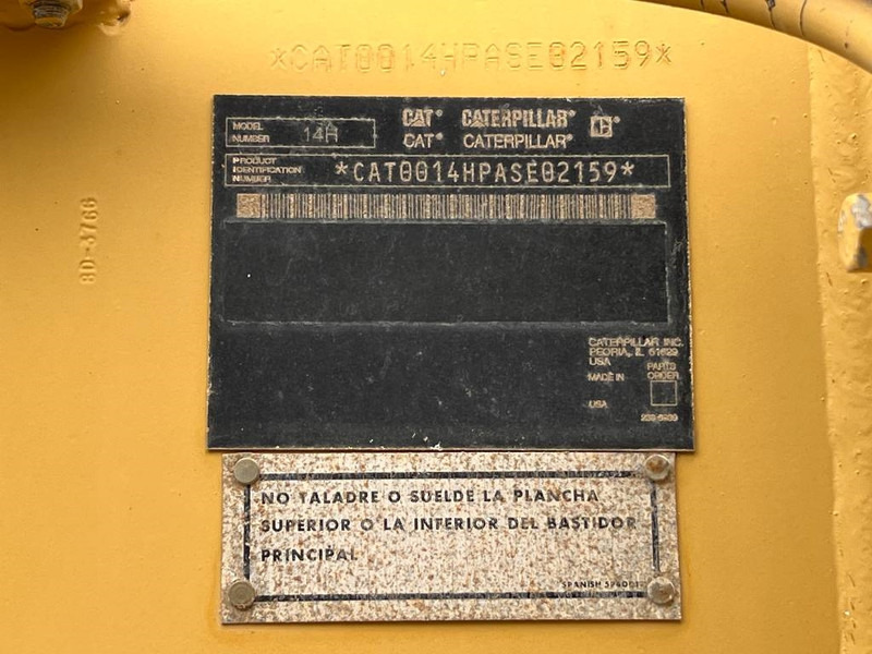 Grader Cat 14H: picture 13 Grader Cat 14H: picture 13