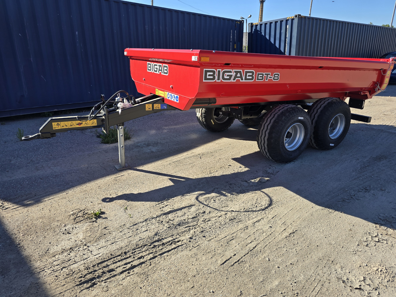 BIGAB BT-8 HARDOX - Farm tipping trailer/ Dumper: picture 3 BIGAB BT-8 HARDOX - Farm tipping trailer/ Dumper: picture 3