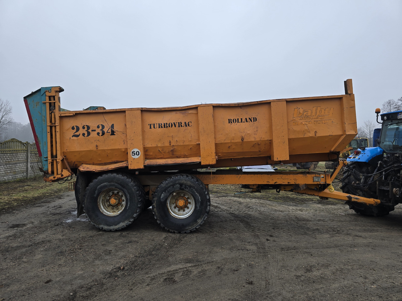 ROLLAND TURBOVRAC 23-34 - Farm tipping trailer/ Dumper: picture 2 ROLLAND TURBOVRAC 23-34 - Farm tipping trailer/ Dumper: picture 2