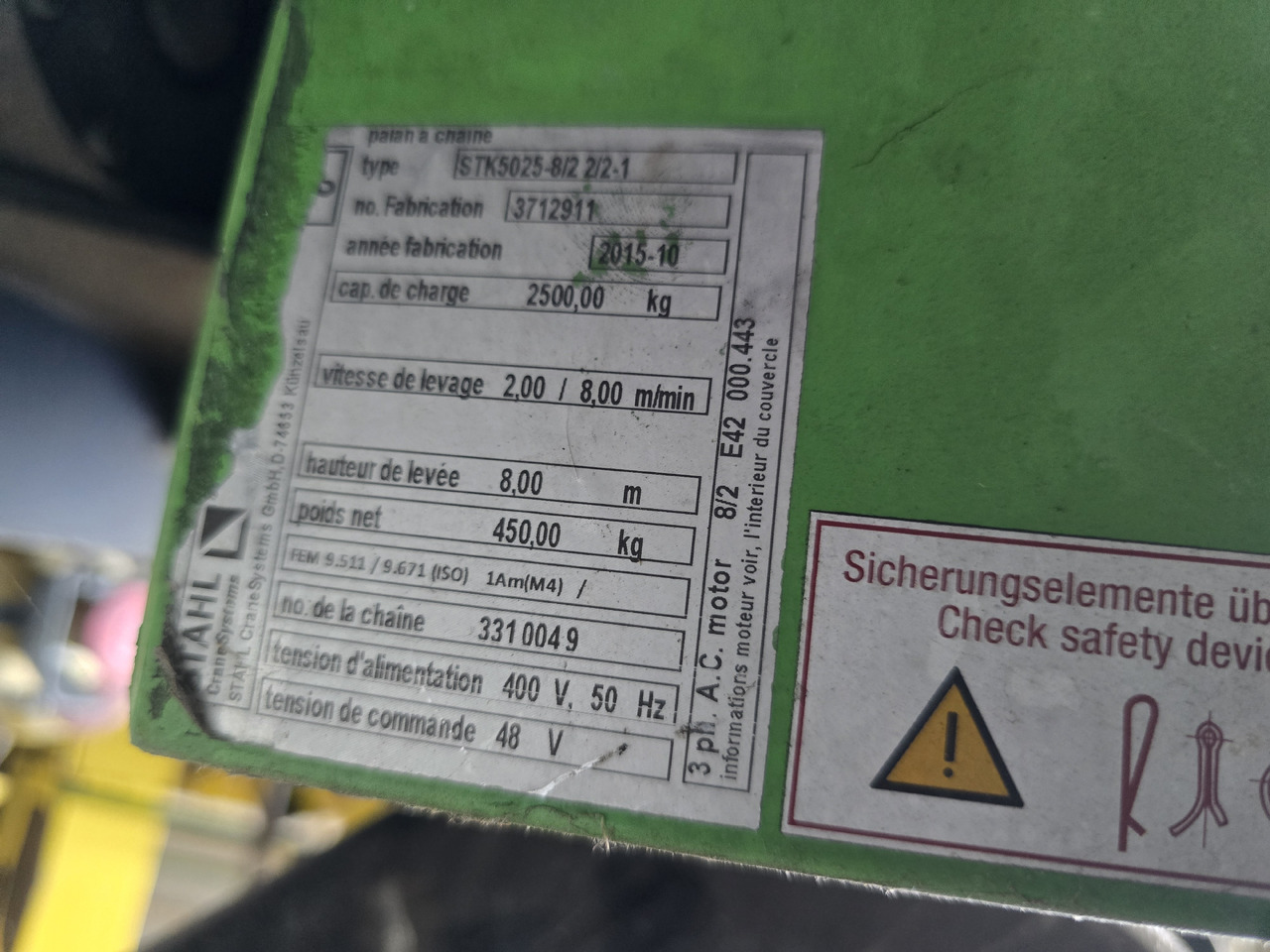 STAHL ST50 - Warehouse equipment: picture 2 STAHL ST50 - Warehouse equipment: picture 2