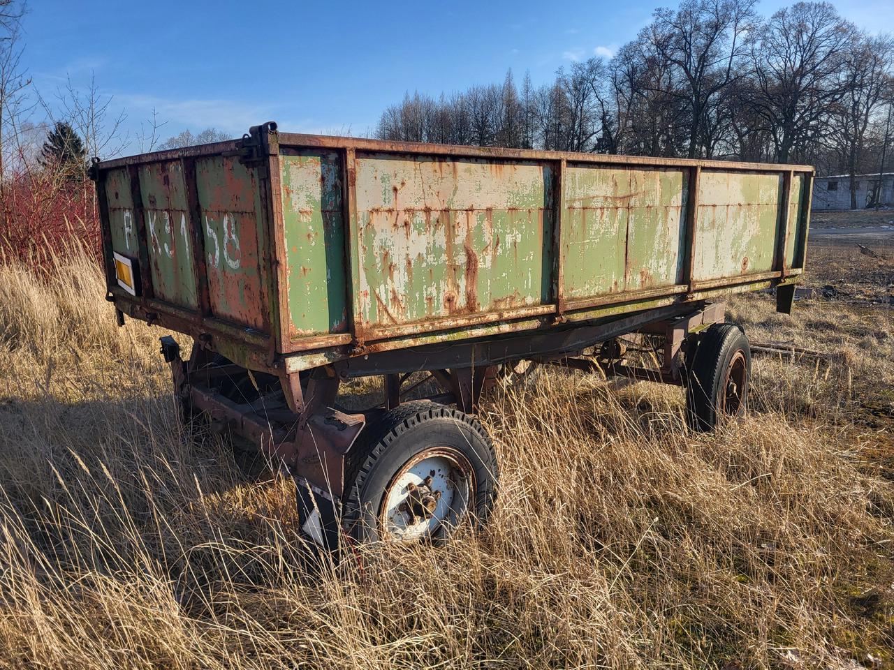 Sanok D-47 - Farm trailer: picture 1 Sanok D-47 - Farm trailer: picture 1