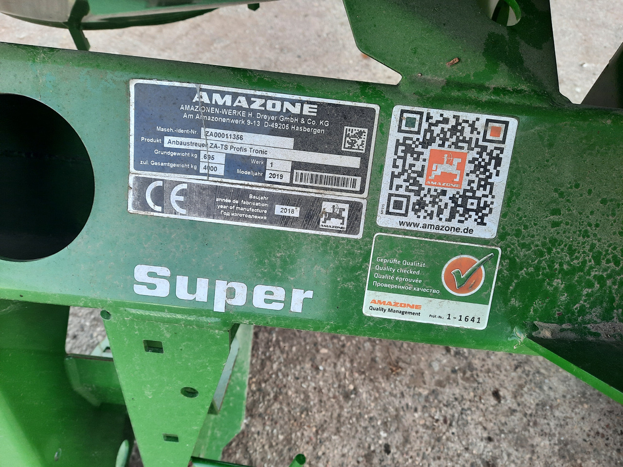 Amazone ZA-TS Profis Tronic Super - Fertilizer spreader: picture 2 Amazone ZA-TS Profis Tronic Super - Fertilizer spreader: picture 2